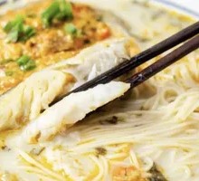 Yellow Croaker and Grilled Shrimp Noodles