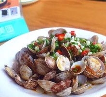 Scallion Oil Clams
