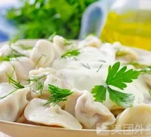 Chinese cabbage and pork dumplings