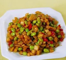 Pickled Radish Stir-fried with Green Beans