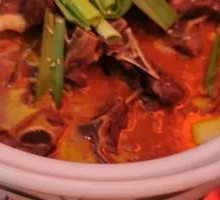 Goat Spine Hot Pot