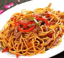Shredded Pork Egg Noodles