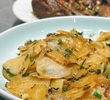 Pickled Potato Slices