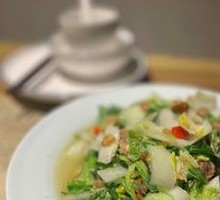Pork Lard Crumbs with Napa Cabbage