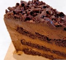 Dark Chocolate Mousse Cake