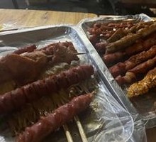 Grilled Enoki Mushroom and Bacon Rolls