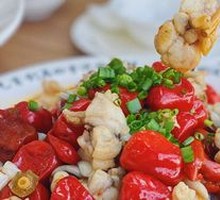 Pickled Chili Frog with Tiantai Style