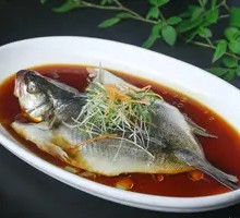 Steamed Sea Bass with Cantonese Style