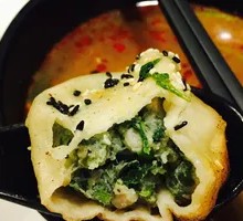 Three-Flavor Pan-Fried Dumplings