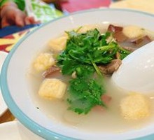 Duck Blood and Vermicelli Soup