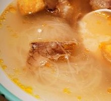 Curry Beef and Tofu Noodle Soup