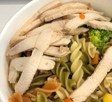 Grilled Chicken Light Veggie Pasta Salad