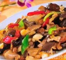 香菇牛肉盖浇面