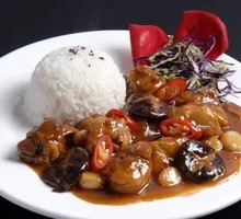 Braised Chicken with Mushrooms