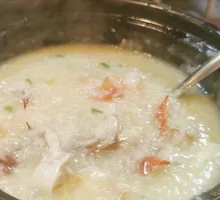 White Crab and Shrimp Congee