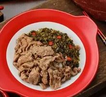 Sour Cabbage Satay Beef Rice
