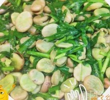 Broad Bean and Leek Stir-Fry