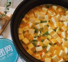 Crab Roe Simmered Tofu