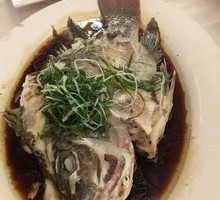 Steamed Mandarin Fish with Pickled Mustard Greens