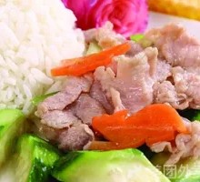 Loofah and Pork Rice
