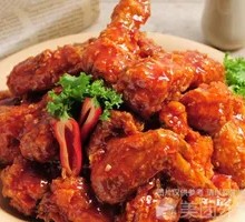 Chicken with Rice Cake