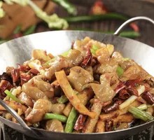 Spicy Pork Intestines Stir-fry