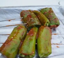 Fried Chili Skewers
