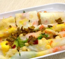 Minced Pork Rice Noodle Roll