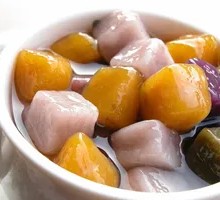 Three-color Taro Balls Dessert