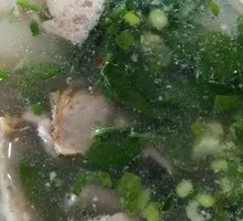 Goji Leaf and Pork Soup