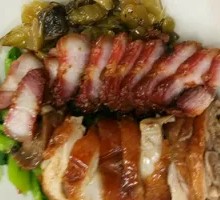 Roast Duck Leg and Char Siu Rice