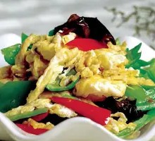 Stir-fried Egg with Pickled Broad Chili