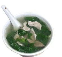 Pork Liver and Goji Leaf Soup