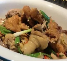 Stewed Chicken with Fried Tofu