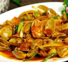Golden Herb Stir-fried Sea Snails
