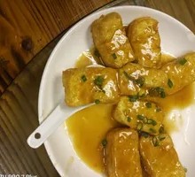 Braised Tofu in Abalone Sauce