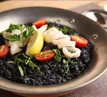 Squid Ink Seafood Rice