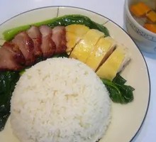 Char Siu and Chicken Rice