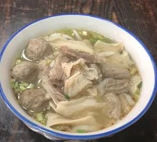 Beef Ball and Offal Rice Noodle Soup
