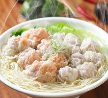 Three Delicacies Wonton Noodles
