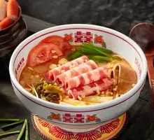 Spicy Sour Beef Noodle Soup