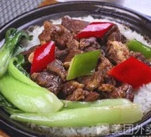 Beef Shank and Pork Rib Claypot Rice