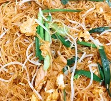 Meat and Egg Fried Rice Noodles