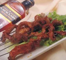 Charcoal-grilled Pig's Penis