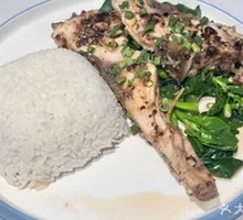 Steamed Fish Belly Rice with Fermented Black Bean Sauce