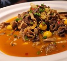 Stir-Fried Chicken Offal with Fresh Chilies