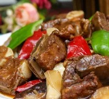 Pork Rib and Intestine Stew