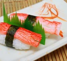 Flame Crab Stick Sushi Roll