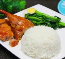 Roast Goose Leg Rice