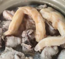 Fish Belly, Spare Ribs, and Chicken Claypot Rice